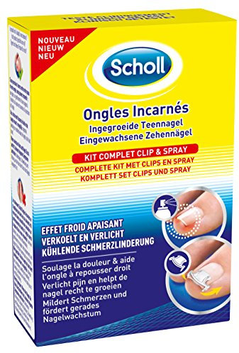 Scholl Ingrowing Toenails Treatment Kit - Clip & Spray - Treating Ingrown Toenails - Nail Care - Nail Treatment