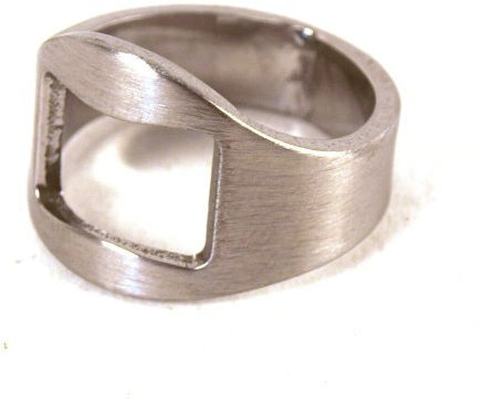 Bague décapsuleur - Bottle opener ring - Taille unique pour adulte