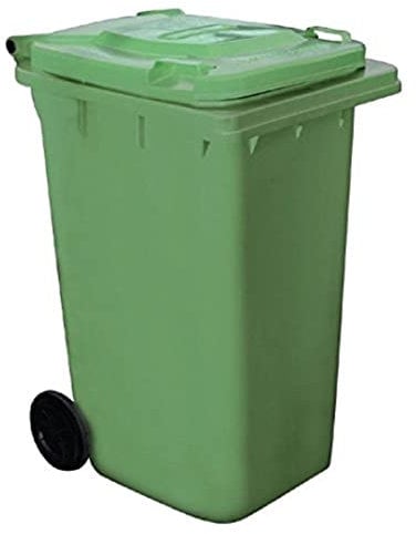 Stalwart N099 Wheelie Bin, 240 L, Green