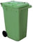 Stalwart N099 Wheelie Bin, 240 L, Green
