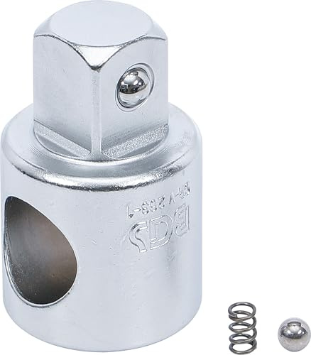 BGS 263-1 | Gleitgriff-Adapter für Verlängerungen | Abtrieb Außenvierkant 20 mm (3/4) | Chrom-Vanadium-Stahl | Verchromt, matt