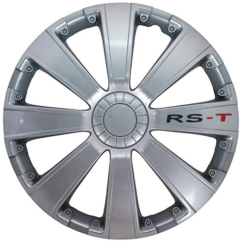AutoStyle 4er Set Radzierblenden RS-T 15-Zoll Silber