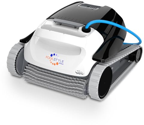 Dolphin POOLSTYLE ADVANCED Robot pulitore automatico per piscina interrata e fuori terra fino a 10m - Pulizia pareti e fondo - Efficienza energetica