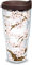 Tervis Vaso transparente con tapa de viaje, flor de cerezo, 24 onzas
