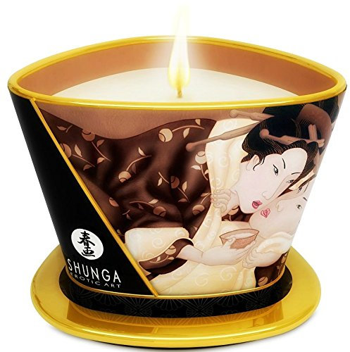 SHUNGA MINI VELA KERZENSCHEIN CARESS BY CHOCOLATE MASSAGE 170ML
