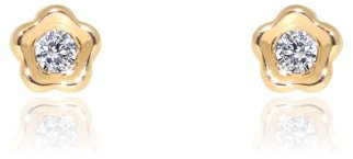 Damen & Kinder Daisy Ohrstecker - Gelbgold 9 Karat (375)