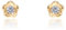 Damen & Kinder Daisy Ohrstecker - Gelbgold 9 Karat (375)