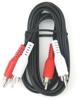 RiteAV RCA 12 ft cavo audio 3,6 m Nero, Rosso, Bianco