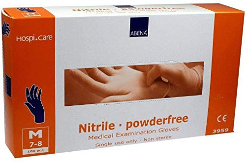 NITRIL Handschuhe akzeleratorenfrei puderfr.medium 100 St