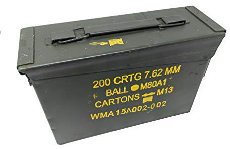 .30 Caliber Ammo Can, Military Surplus, Grade 1 (2 Pack)