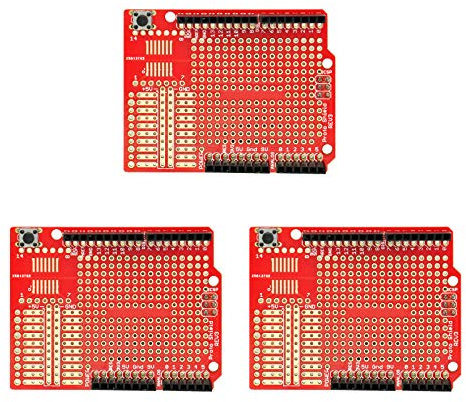Gikfun Prototype Shield DIY KIT For Arduino UNO R3 Mega 328P(Pack of 3 sets) EK1038*3