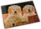 Läufer 46581 Schreibtischunterlage Hunde, 53x40 cm, rutschfeste Schreibunterlage für Kinder, Zubehör für Kinderschreibtisch, mit transparenter Seitentasche