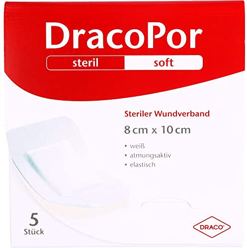 DRACOPOR Wundverband 8x10 cm steril 5 St