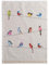 Maison d' Hermine Birdies On Wire 100% Baumwolle 2er-Set Küchentücher 50 cm x 70 cm