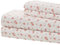 Modern Threads Soft Microfiber Printed Sheets - Luxurious Microfiber Bed Sheets - Includes Flat Sheet, Fitted Sheet with Deep Pockets, & Pillowcases Ivory Full