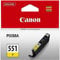 Canon Tintenpatrone CLI-551 Y gelb yellow - 7 ml für PIXMA Drucker ORIGINAL