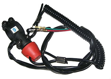 Pocketbike Dirt Bike Notausschalter Swith Kabel 49ccm Dirtbike Quad ATV Notaus Not aus
