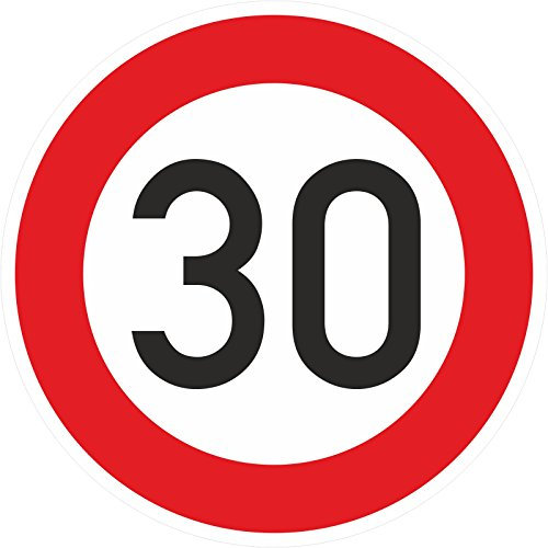 Geburtstagschild 30 Verkehrszeichen Verkehrsschild Straßenschild Geburtstagsschild Schild Geburtstag PVC 40 cm