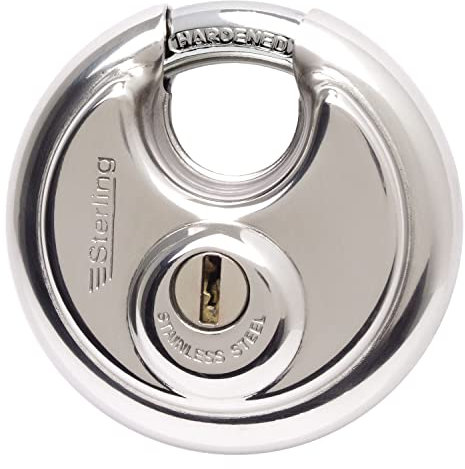 Sterling SPL080 60 mm Disc Padlock , Grey