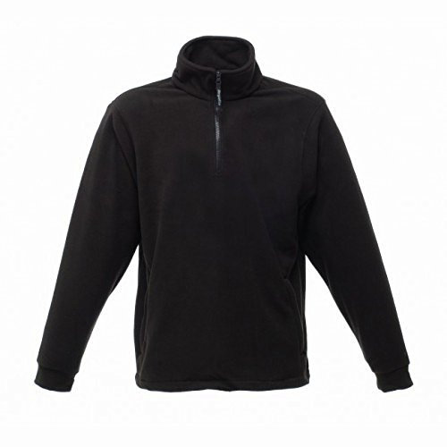 Regatta Thor Overhead Half Zip Anti-Pill Fleece Top (170 GSM) (L) (Black)