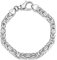 Silberketten Store Königskette aus echtem 925 Sterling Silber in 25 cm Länge I vierkant Herren-Armband in 8 mm Stärke I stabiles Silber Armband Männer I mit Karabinerverschluss