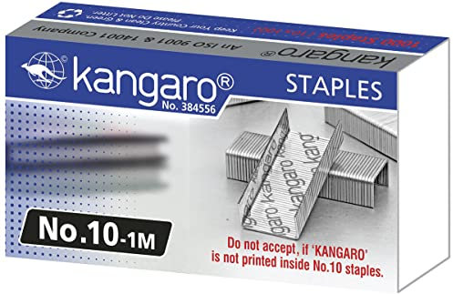 Kangaro 10-1M Heftklammern Nr. 10, 1000 Stück K-7510028