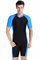 Herren Schwimmanzug Lang UV-Anzug UPF>50 Schutzkleidung Sunsuit Ganzk?rperansicht Badeanzug M Blau-1