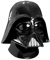 Star Wars Darth Vader Maske mit Helm, für Unisex-Erwachsene und -Kinder, Science-Fiction, 1 Stück