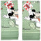 Disney Dish Towels 2 Piece Set Kitchen Cloths (Mickey Mouse Green)