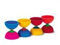 Windworks Diabolo Rainbow bunt Ø 115 mm 160g Holz Handstäbe Lang 39 cm Eva