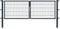 Alberts 650346 Doppeltor Flexo mit Zubehör | verschiedene Breiten und Höhen | anthrazit | Breite 300 cm | Höhe 100 cm