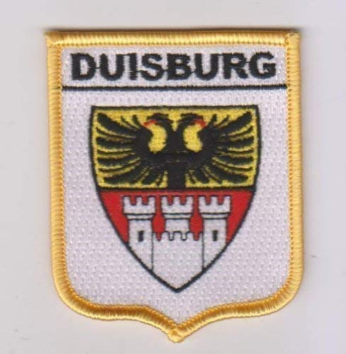 Emblems-Gifts Duisburg Wappen Flagge Germany World Bestickt Patch Badge