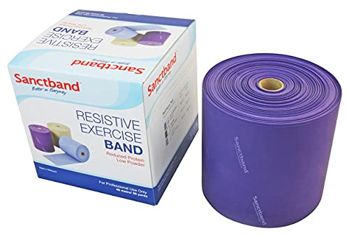 Sanctband RESISTIVE Band 50 Yard / 46 Meter Plum ROLL (Extra Heavy)