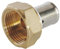 SOMATHERM FOR YOU - raccordo dritto crimpare tubo PER Ø16 - dado girevole femminile 20/27 (3/4 '') Per collegare un diametro Ø16 tubo PER