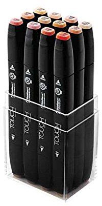 ShinHan Touch Twin Marker 12 Marker Set - Soft Pastel