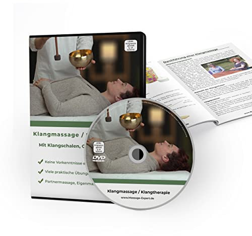 DVD Anleitung Klangmassage / Klangtherapie mit Klangschalen, Gong und Zimbeln