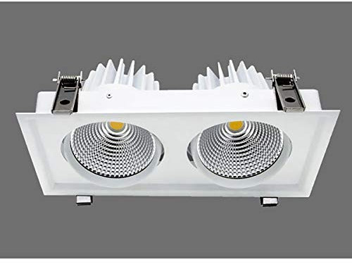 VBLED® 60W LED COB Einbauleuchte Einbaustrahler Strahler Spot Beleuchtung 4000K neutral-weiß 3500lm 60° Abstrahlwinkel