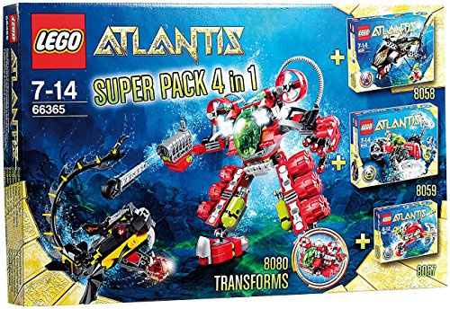 LEGO 66365 Atlantis Superpack 4in1
