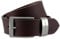 Pierre Cardin Leder-Gürtel Herren 40 mm breit, Gürtel Herren Vollrindleder mit Metallschlaufe dunkelbraun, Size:115
