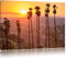 Pixxprint Hollywood Sign Zeichen Schriftzug, Größe: 120x80cm, Leinwandbild, fertig gespannt, Wandbild, Dekoration, Kunstdruck, kein Poster