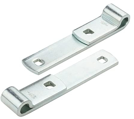 National Hardware Screw Hooks and Strap Hinges, 6, 2-Pack, Zinc Plated