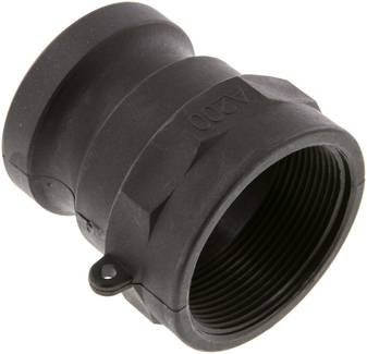 Kamlock-Stecker (A) Rp 2(IG), Polypropylen Werkstoff:Polypropylen* Gewinde:Rp 2 DN:50 (2) mm PN:6