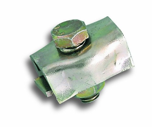 Chapuis VCP4 4-er Set flache Kabelklemmen mit 1 Bolzen - Verzinkter Stahl - Für Kabeldurchmesser 2 mm