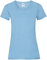 Fruit of the Loom Women's Valueweight Short Sleeve T-Shirt, Sky, 14 (Manufacturer Size:Large)
