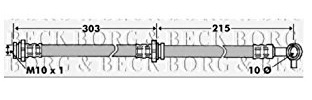 Borg & Beck BBH7158 Brake Hose To Fit Nissan X-Trail 01-