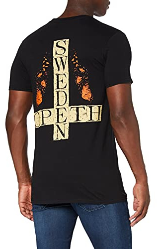 Plastic Head Men's Opeth Haxprocess TSFB Crew Neck Short Sleeve T-Shirt, Black, X-Large