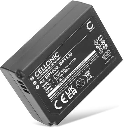 CELLONIC, Batteria per Fotocamera Compatibile con Samsung NX300, NX1000, NX500, BP1130, BP1030 (7.4V, 700mAh)