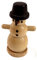 Rudolphs Schatzkiste Miniaturfigur Schneemann klein Natur Höhe=3cm NEU Seiffen Erzgebirge Dekoration Holzfiguren Weihnachten Fensterschmuck Spielzeug Deko Weihnachtsfigur