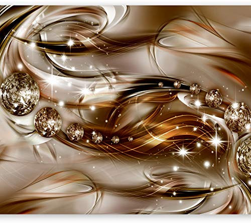 Wallpaper murando Photo 350x256 cm Non-woven Premium Art Print Fleece Wall Mural Decoration Poster Picture Design Modern diamond Crystal abstract a-A-0168-a-b