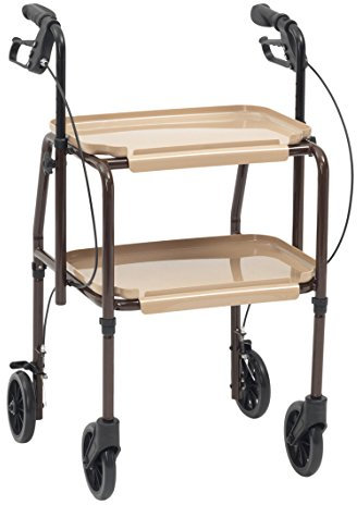 Drive Devilbiss Handy Household Trolley with castor wheels, Brakes and Trays